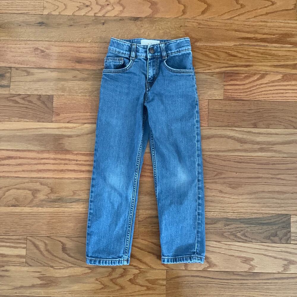 Mini Boden Boys 5-6 Yrs Everyday Straight Jeans Blue Kid Casual B3047 Kidcore